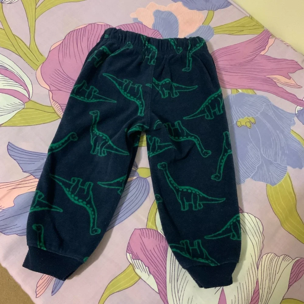 Like New Carter’s 2 Pc Dinosaur print Pants & Tee Toddler